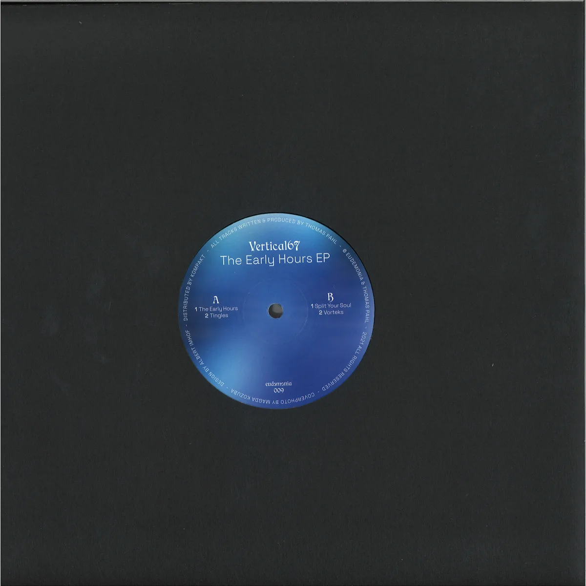 Back cover — Vertical67 — The Early Hours