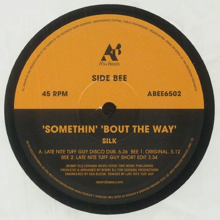 Обратная сторона обложки — SILK — Somethin' 'Bout The Way