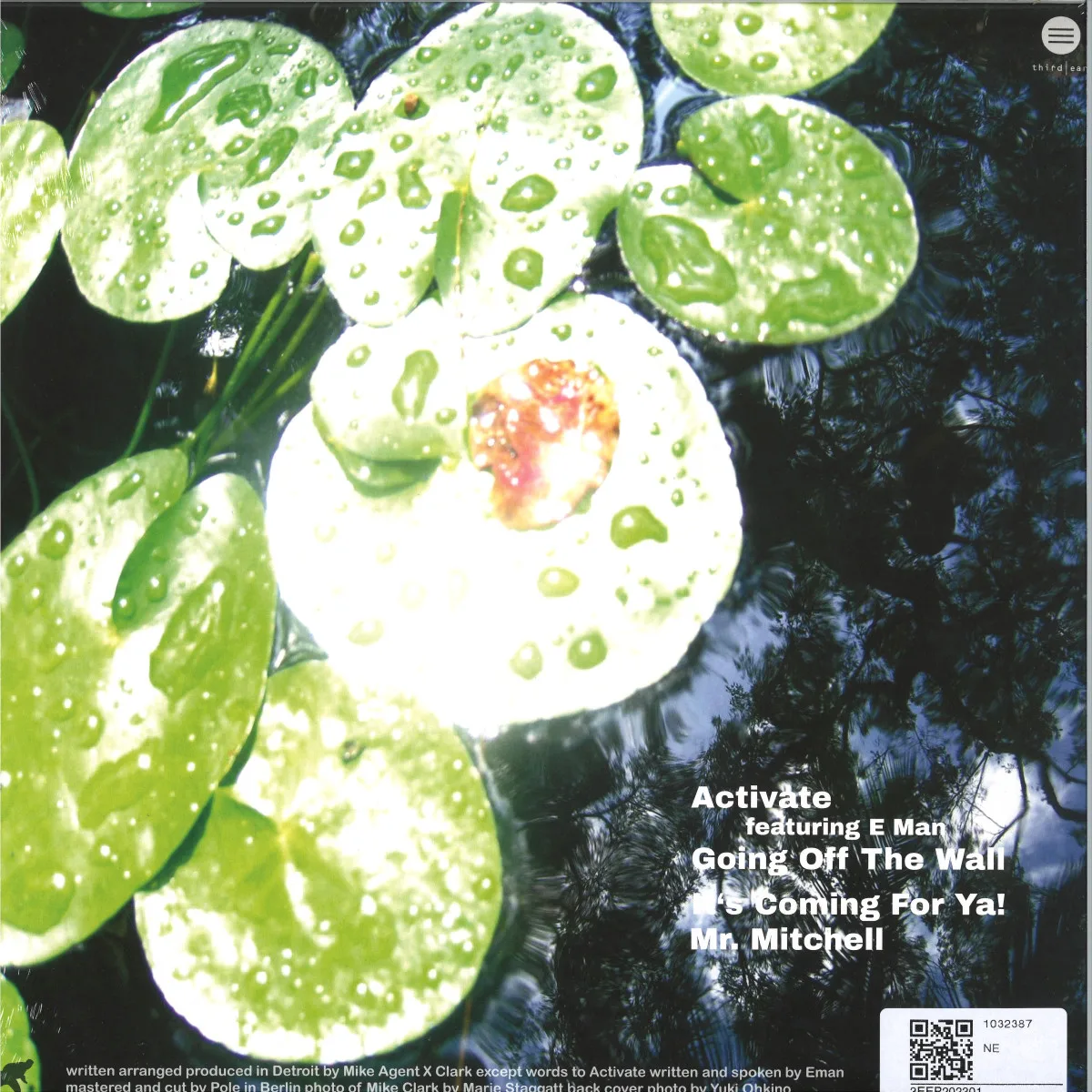 Back cover — Mike 'Agent X' Clark — Activate EP