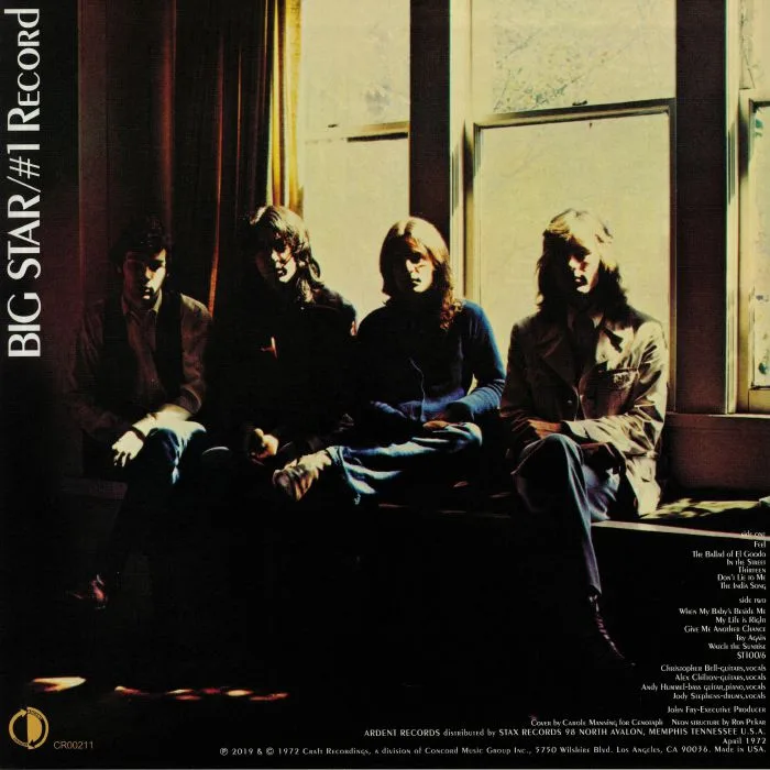 Back cover — BIG STAR — #1 Record