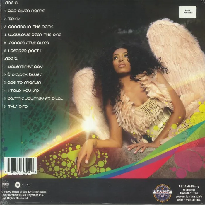Обратная сторона обложки — SOLANGE — Sol Angel & The Hadley St Dreams (reissue)