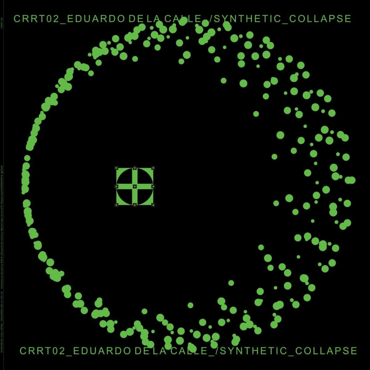 Обратная сторона обложки — Eduardo de la Calle — Synthetic Collapse Ep