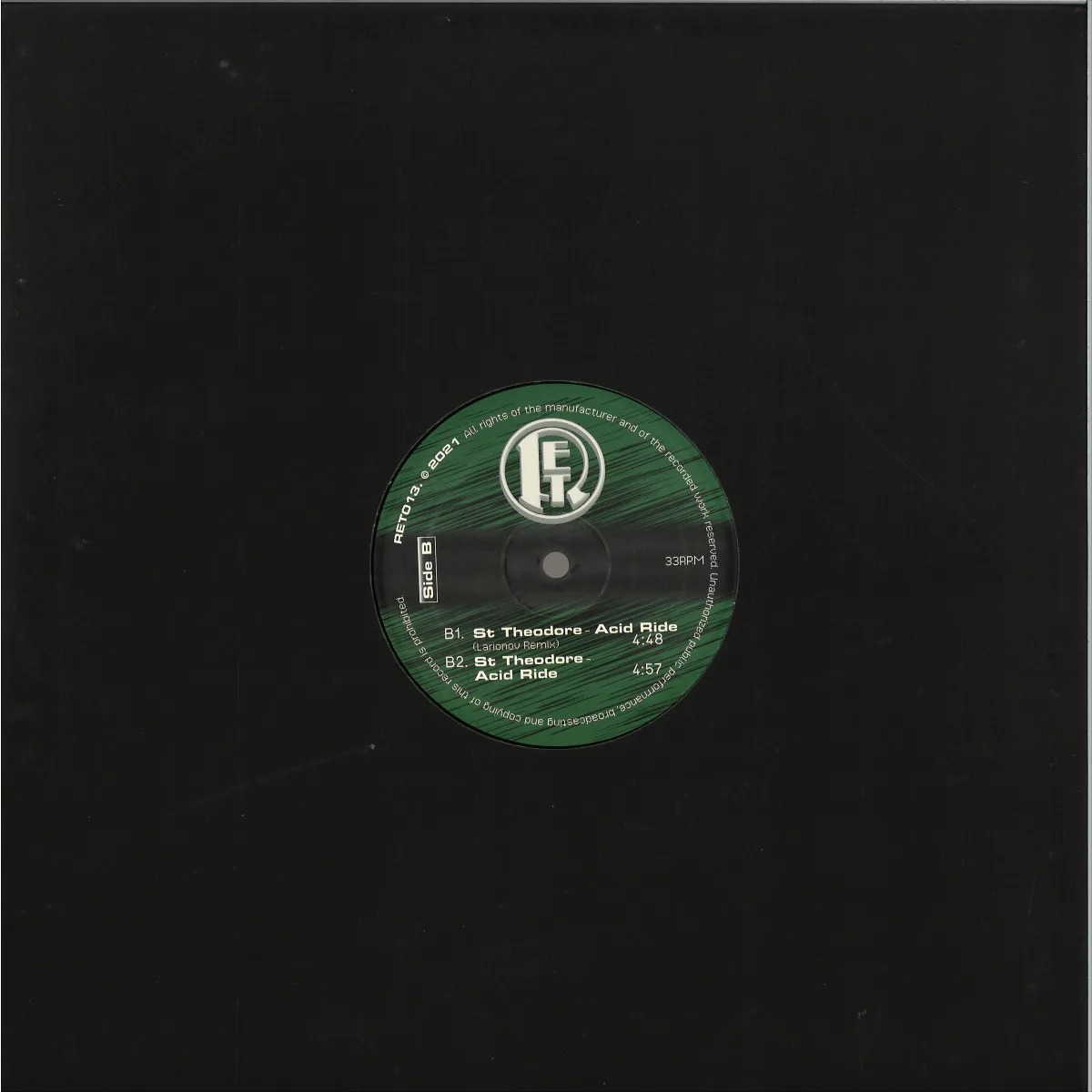 Back cover — Larionov&St Theodore — Acid Ride 101