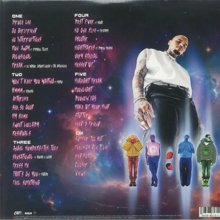 Обратная сторона обложки — Chris BROWN — 11:11 (Deluxe Edition)