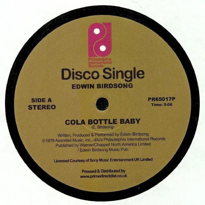 Edwin BIRDSONG — Cola Bottle Baby