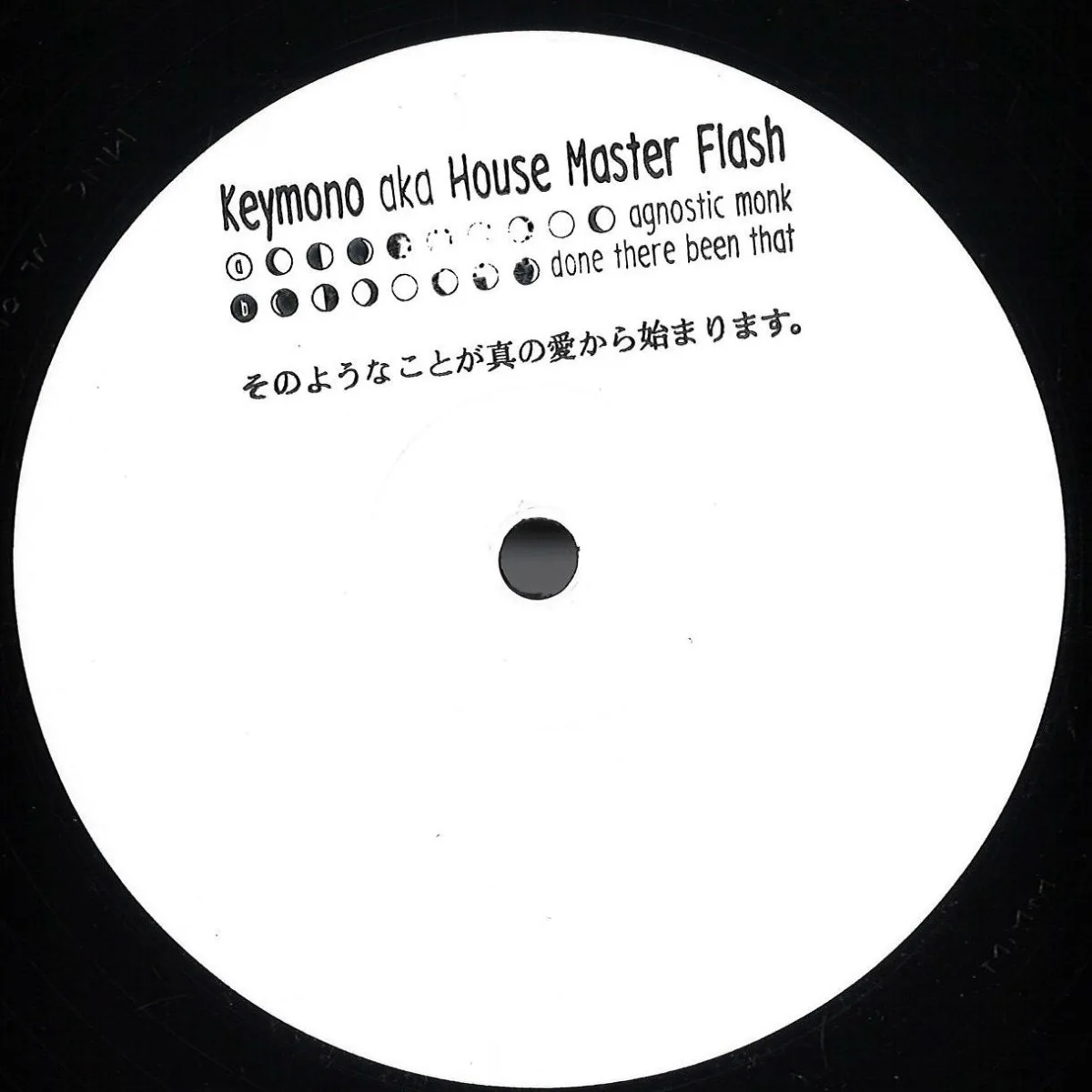 Front cover — Keymonoaka.House Master Flash — Agnostic Monk / Done There Been That