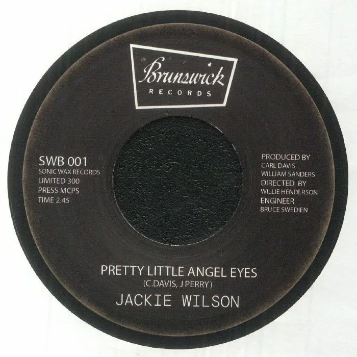 Лицевая сторона обложки — Jackie WILSON — Pretty Little Angel Eyes