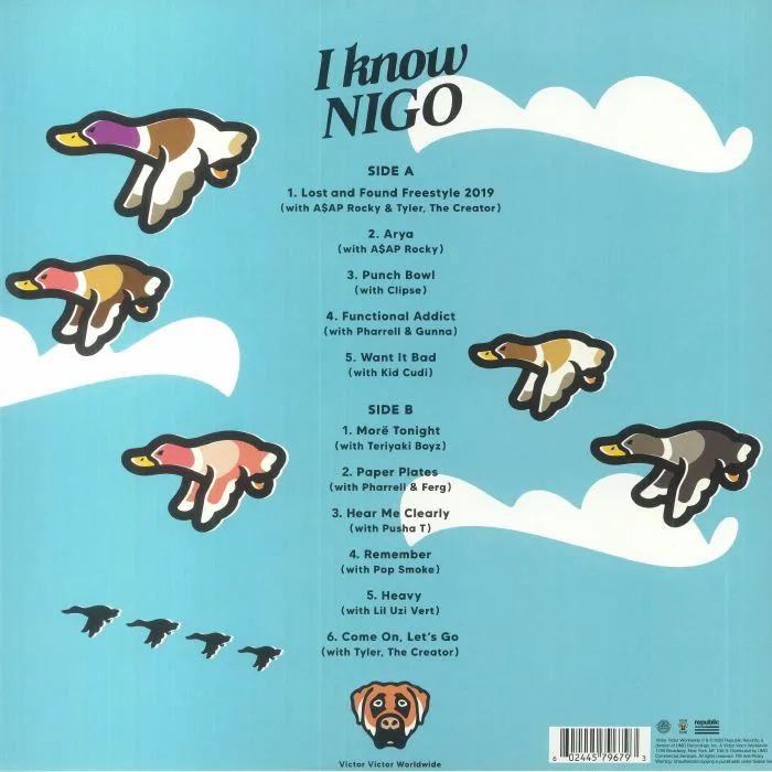 Обратная сторона обложки — NIGO — I Know Nigo