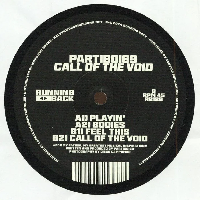 Обратная сторона обложки — PARTIBOI69 — Call Of The Void