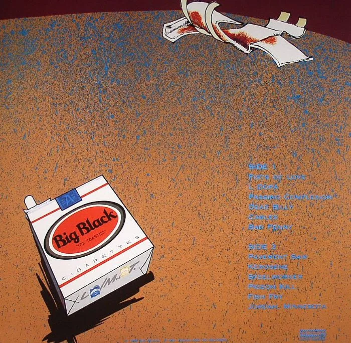 Back cover — BIG BLACK — Pigpile