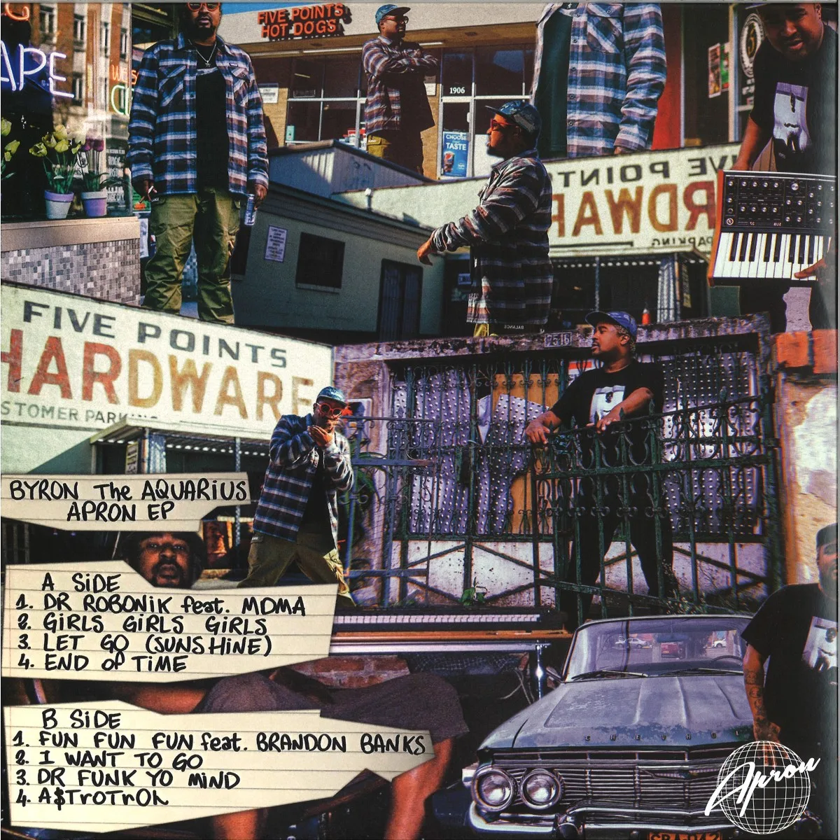 Back cover — Byron The Aquarius — Apron EP