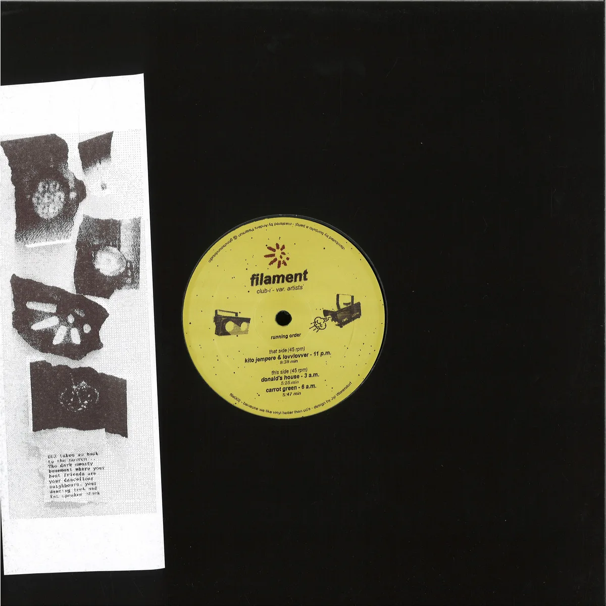 Back cover — Various — CLUB I