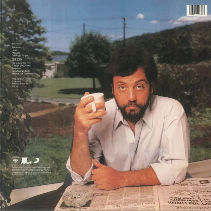 Back cover — Billy JOEL — The Nylon Curtain (reissue)
