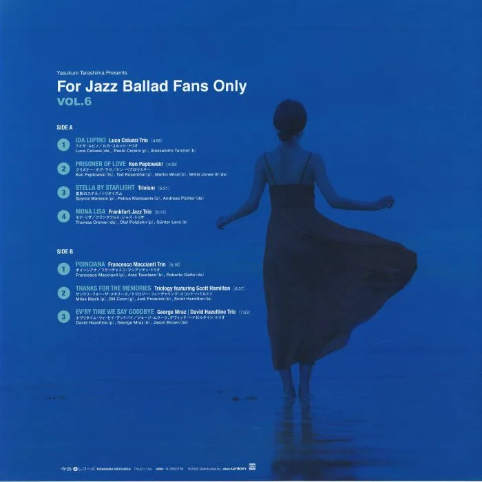 Обратная сторона обложки — Yasukuni TERASHIMA / VARIOUS — Yasukuni Terashima Presents: For Jazz Ballad Fans Only Vol 6