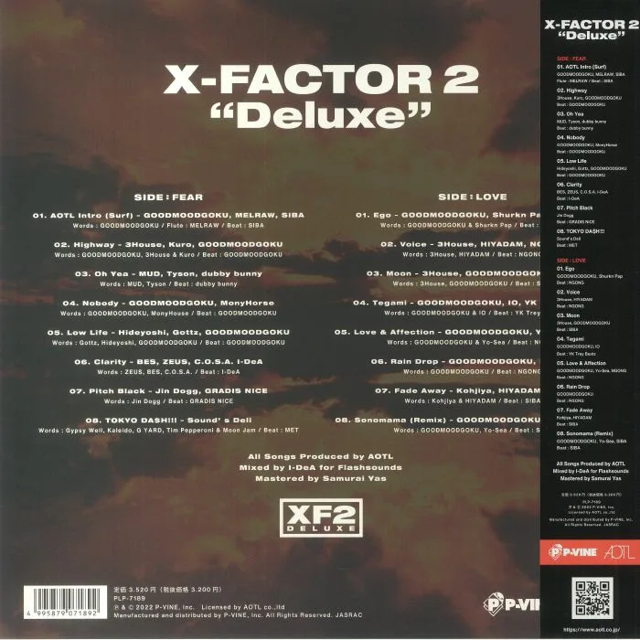 Обратная сторона обложки — VARIOUS — X Factor2