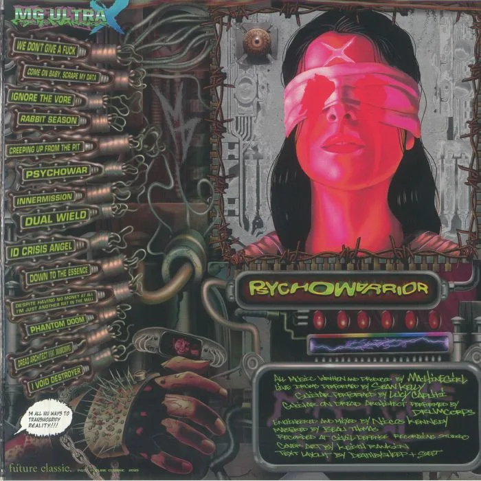 Обратная сторона обложки — MACHINE GIRL — Psycho Warrior