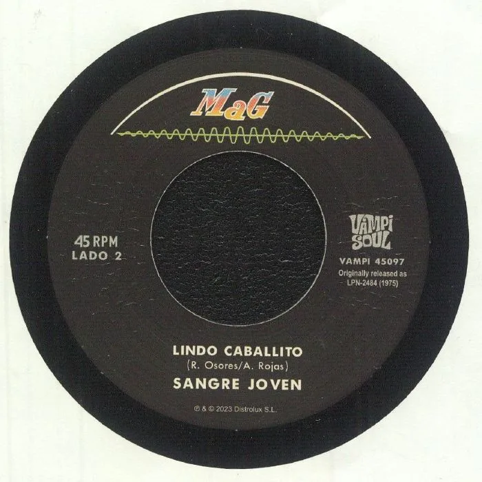 Обратная сторона обложки — SANGRE JOVEN — Zamba Zamba (reissue)