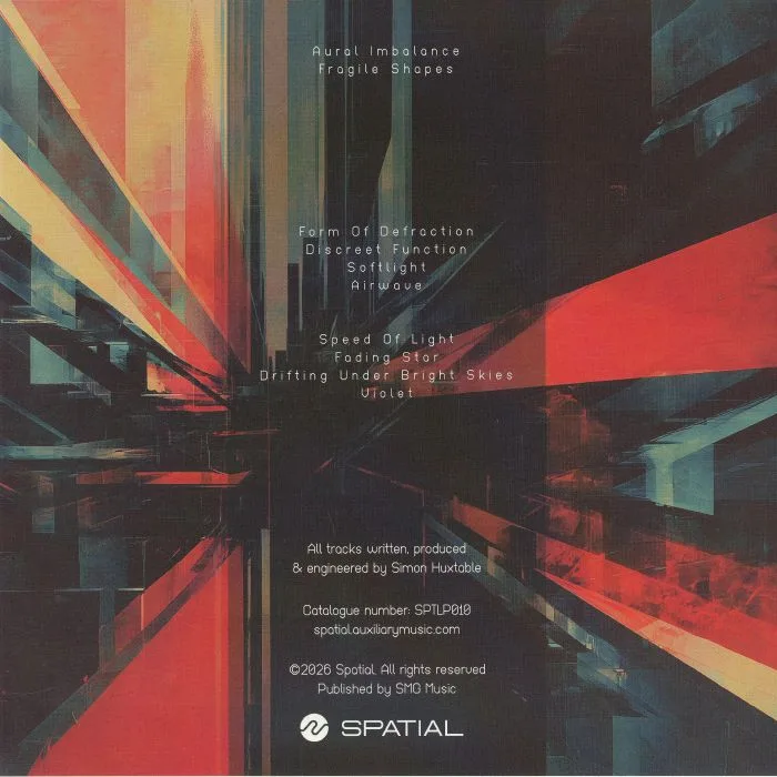 Обратная сторона обложки — AURAL IMBALANCE — Fragile Shapes