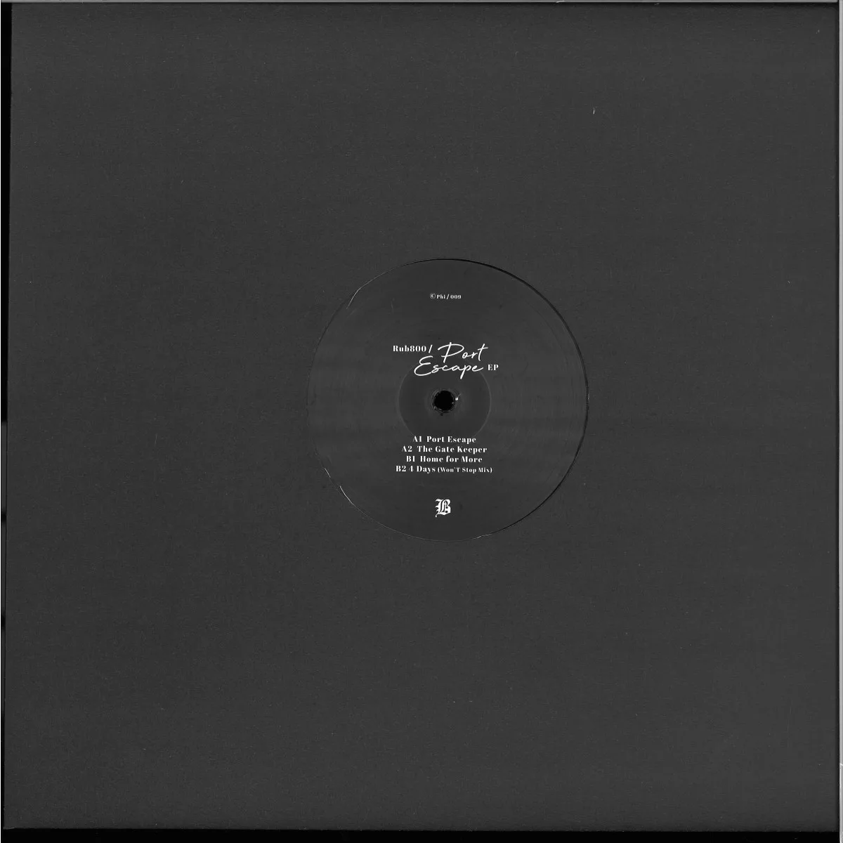 Back cover — Rub800 — Port Escape EP