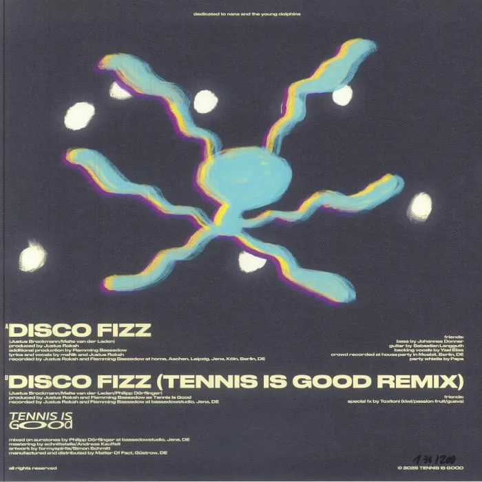 Обратная сторона обложки — Justus ROKAH — Disco Fizz