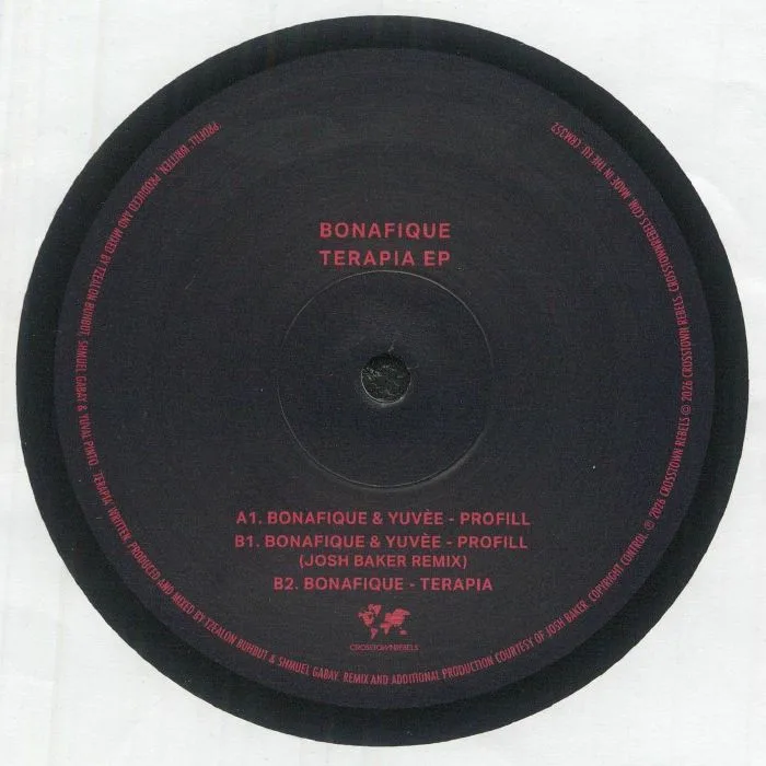 Back cover — BONAFIQUE / YUVEE — Terapia EP