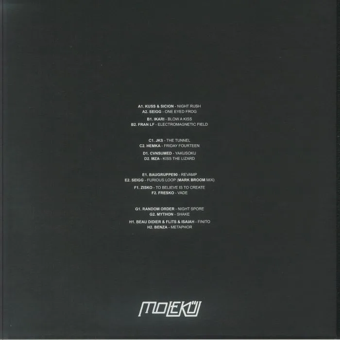 Обратная сторона обложки — VARIOUS — Molekul: 10 Years