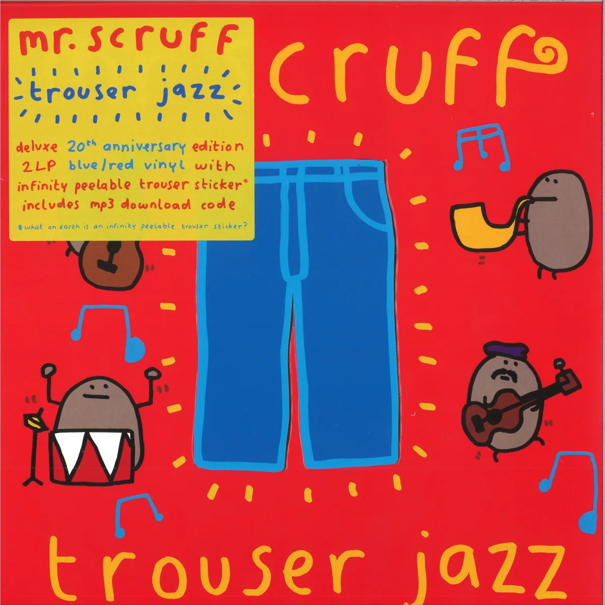 Лицевая сторона обложки — Mr. Scruff — Trouser Jazz 2x12"