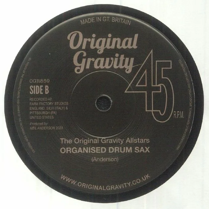 Обратная сторона обложки — The ORIGINAL GRAVITY ALLSTARS — Ain't Nothing But A Groovy Party Baby!