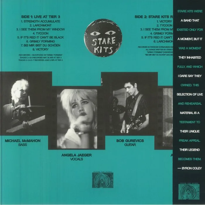 Обратная сторона обложки — STARE KITS — Live In NYC 1979