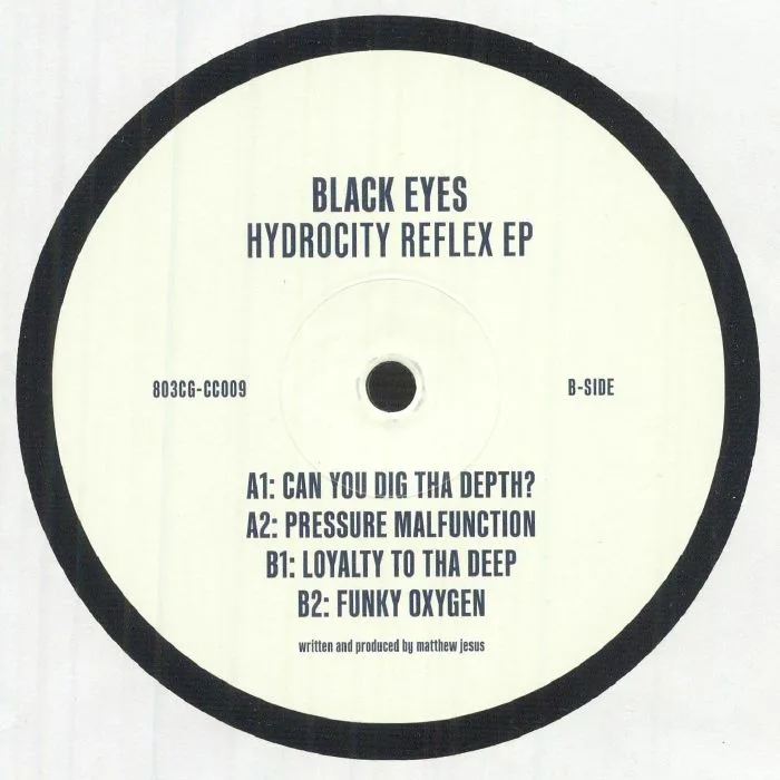 Back cover — BLACK EYES — Hydrocity Reflex EP