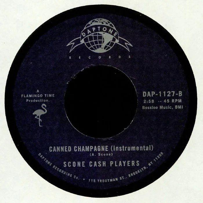 Back cover — SCONE CASH PLAYERS — Canned Champagne