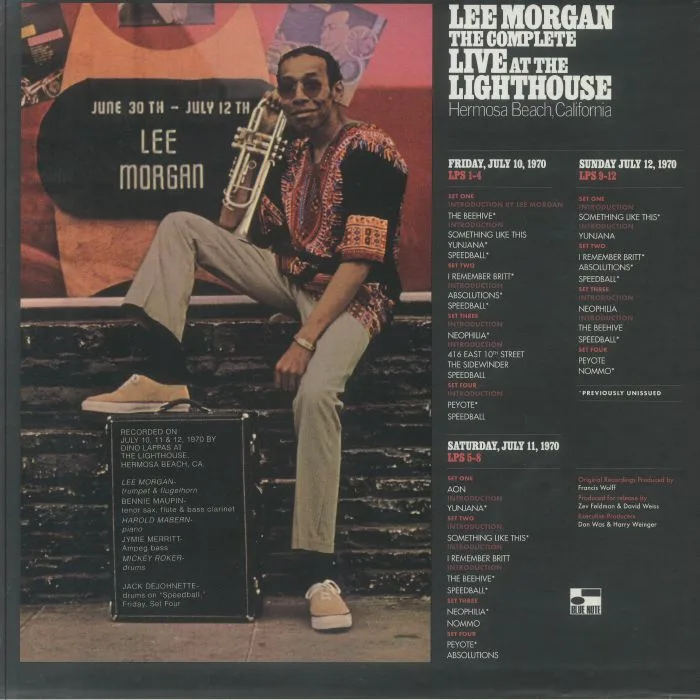 Обратная сторона обложки — Lee MORGAN — The Complete Live At The Lighthouse