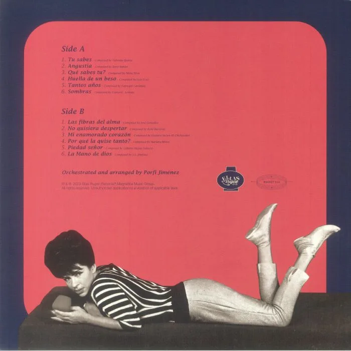 Back cover — ESTELITA DEL LLANO — Sensual (reissue)