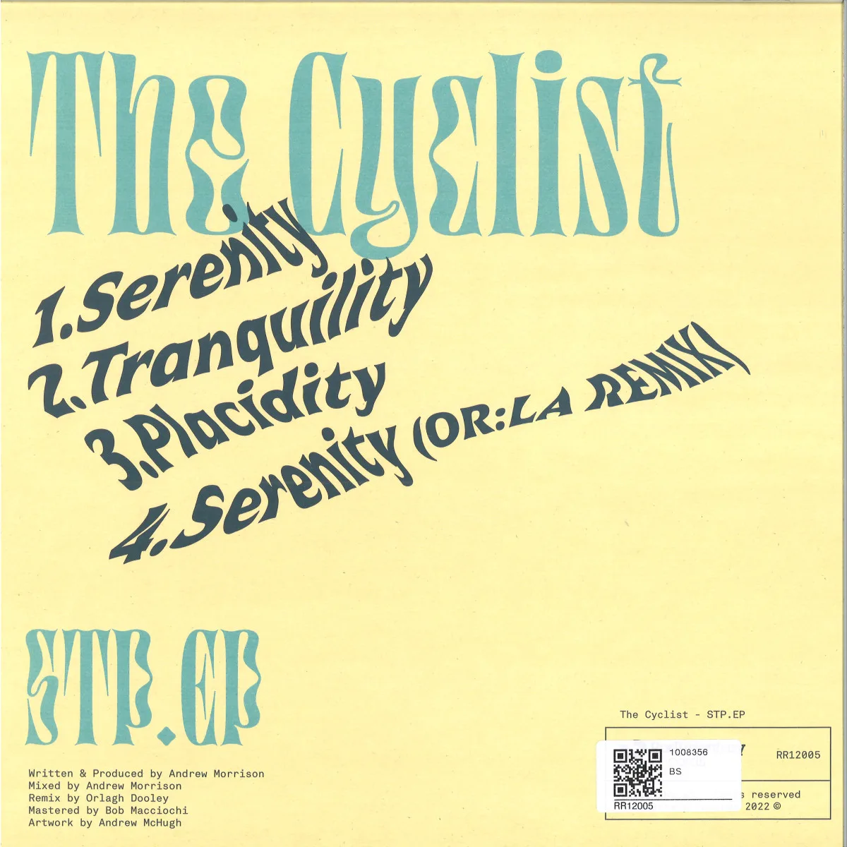 Back cover — The Cyclist — STP