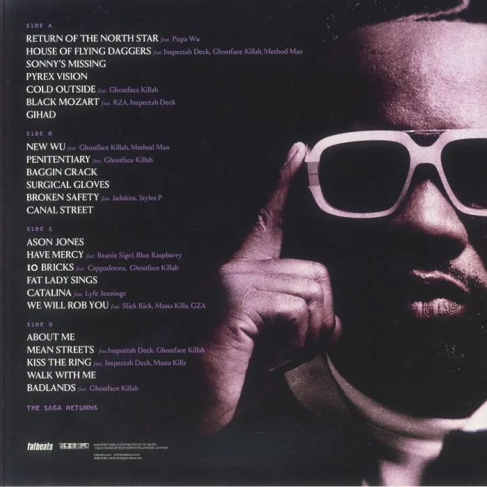 Обратная сторона обложки — RAEKWON — Only Built 4 Cuban Linx Part II