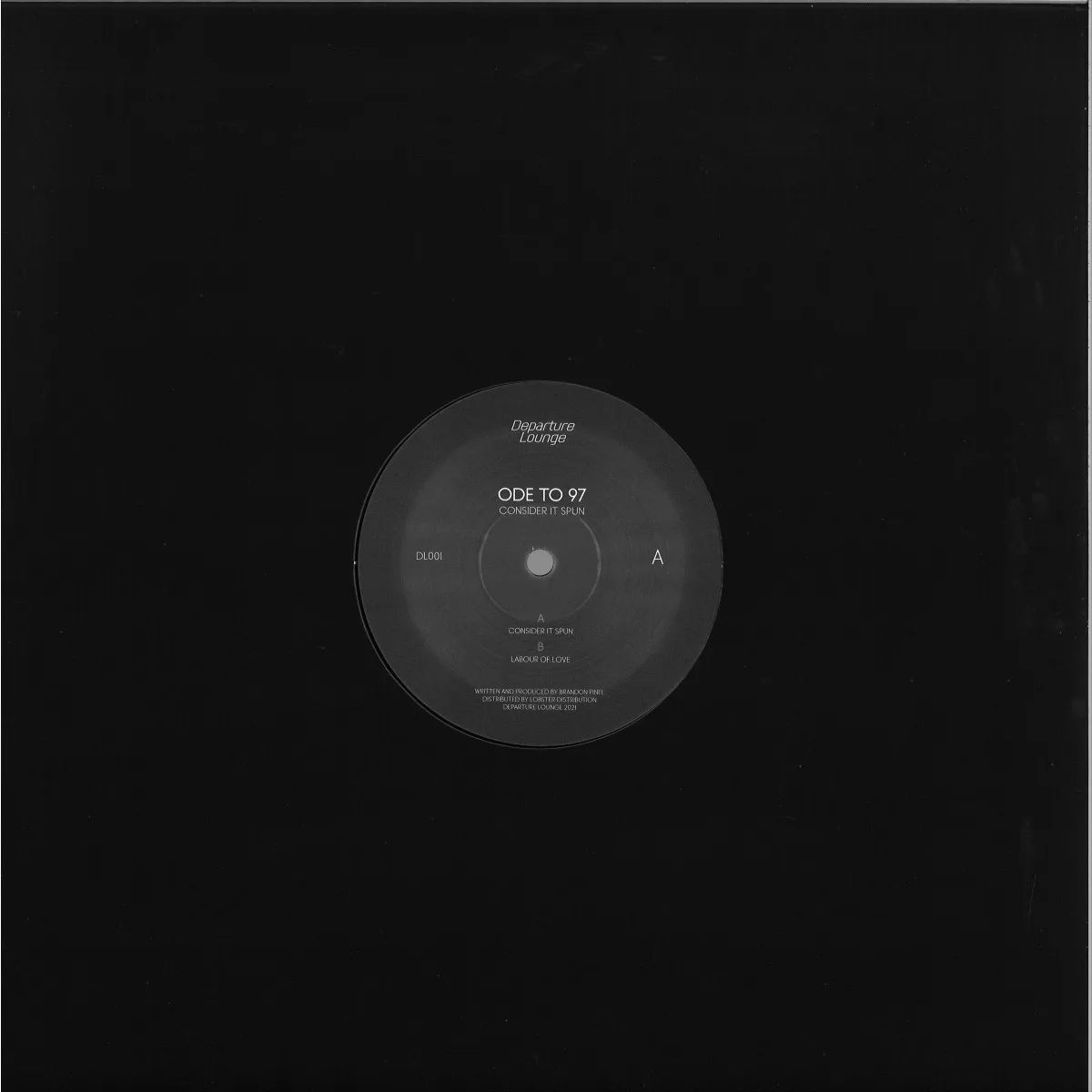 Back cover — Ode To 97 — Consider It Spun