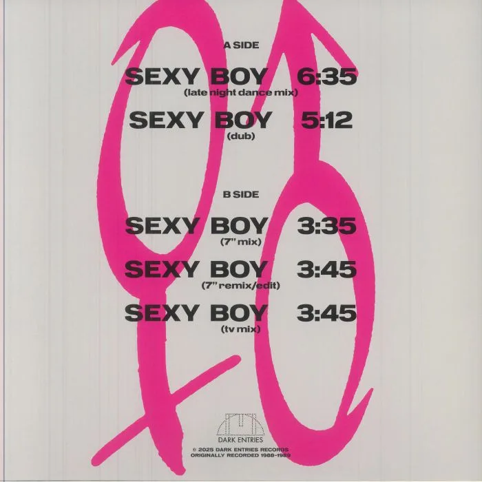 Back cover — KINGA — Sexy Boy (reissue)
