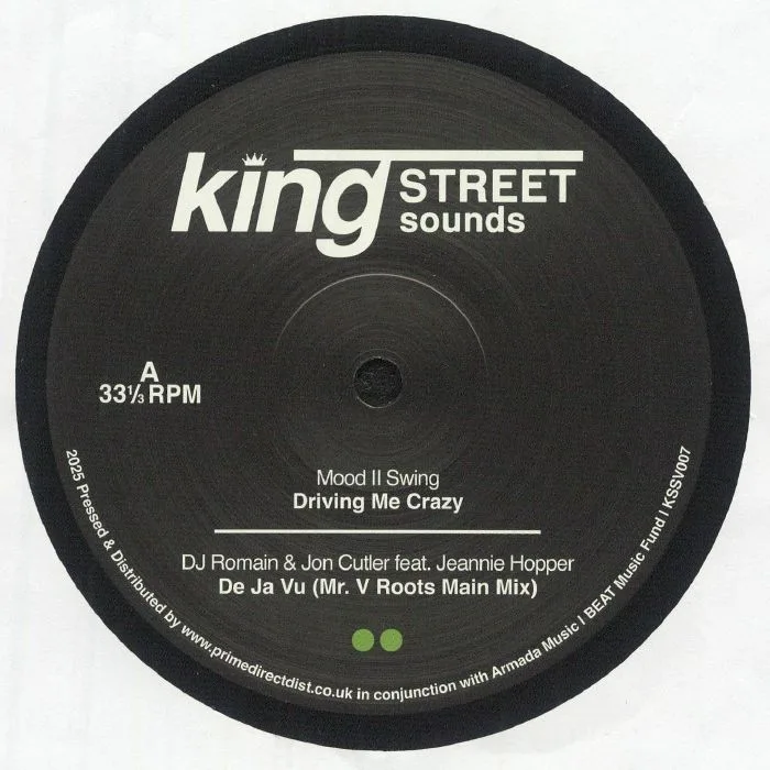 Лицевая сторона обложки — MOOD II SWING / DJ ROMAIN / JON CUTLER / STUDIO APARTMENT / LOOP TRICK — King Street Sounds Sampler Vol 5