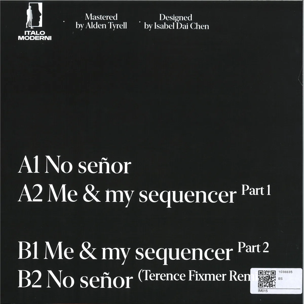 Back cover — The Hacker — NO SEÑOR EP