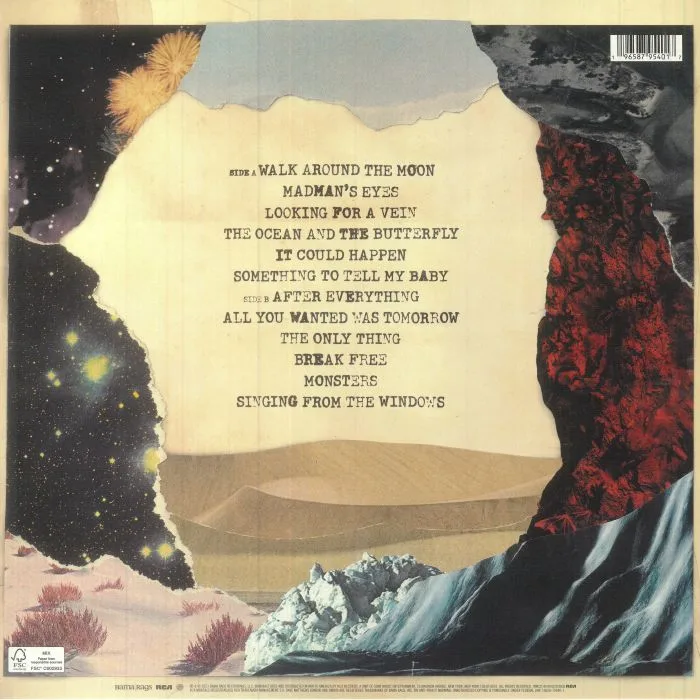 Back cover — DAVE MATTHEWS BAND — Walk Around The Moon
