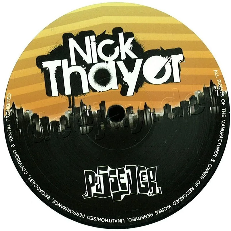 Обратная сторона обложки — Nick Thayer — The Pressure Point/i Can't Sle