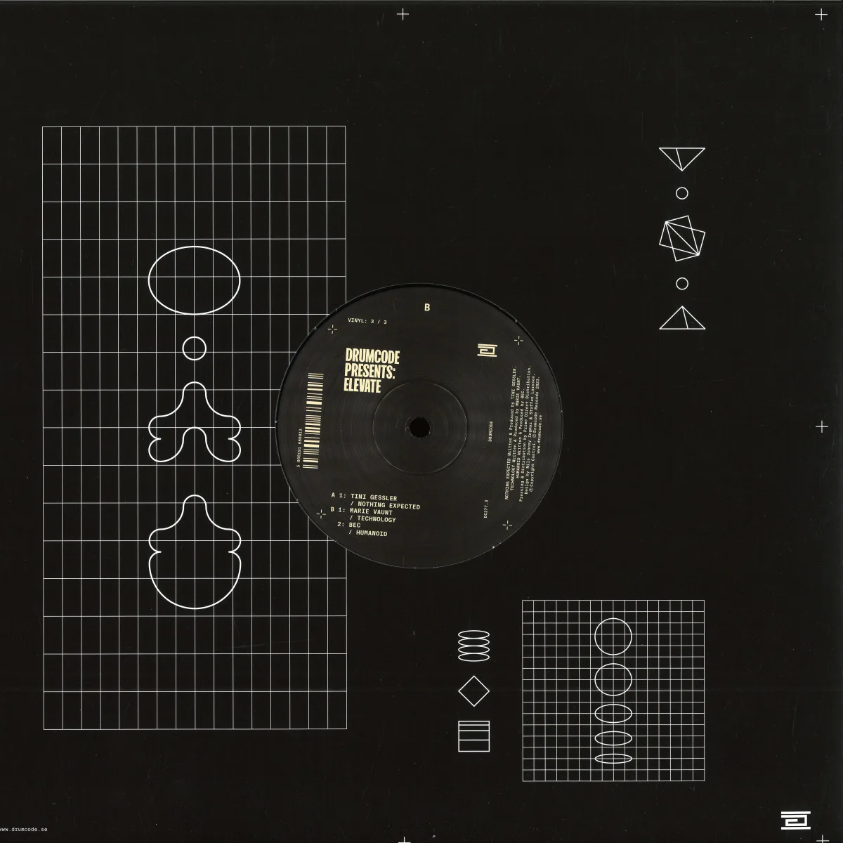 Back cover — Various — Drumcode Presents: Elevate Part 3