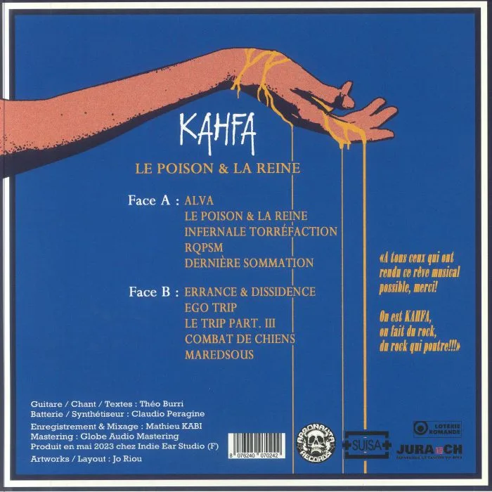 Обратная сторона обложки — KAHFA — Le Poison & La Reine