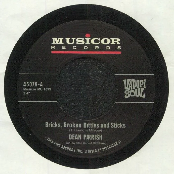 Dean PARRISH / PORGY & THE MONARCHS — Bricks Broken Bottles & Sticks
