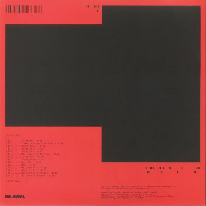 Back cover — EVERYTHING EVERYTHING — Raw Data Feel