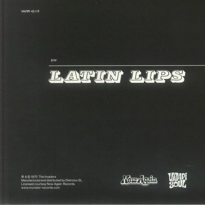 Обратная сторона обложки — The INVADERS — Spacing Out (reissue)