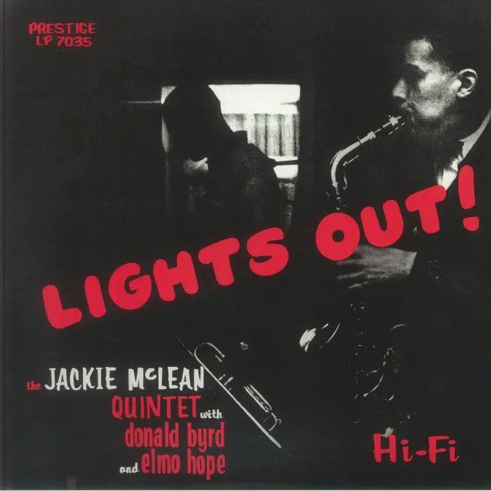 The JACKIE McLEAN QUINTET with DONALD BYRD / ELMO HOPE — Lights Out! (reissue)