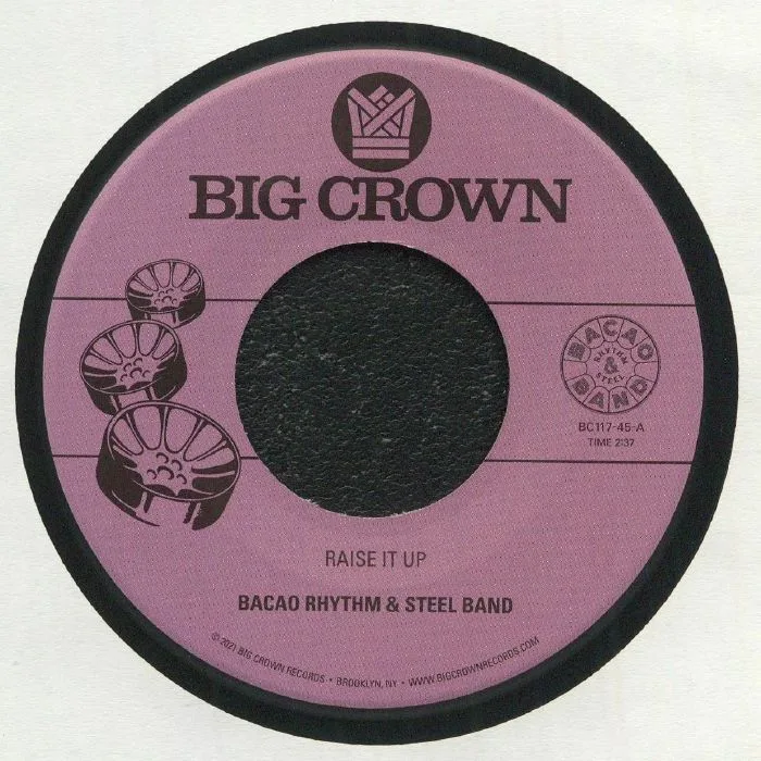 Лицевая сторона обложки — BACAO RHYTHM & STEEL BAND — Raise It Up