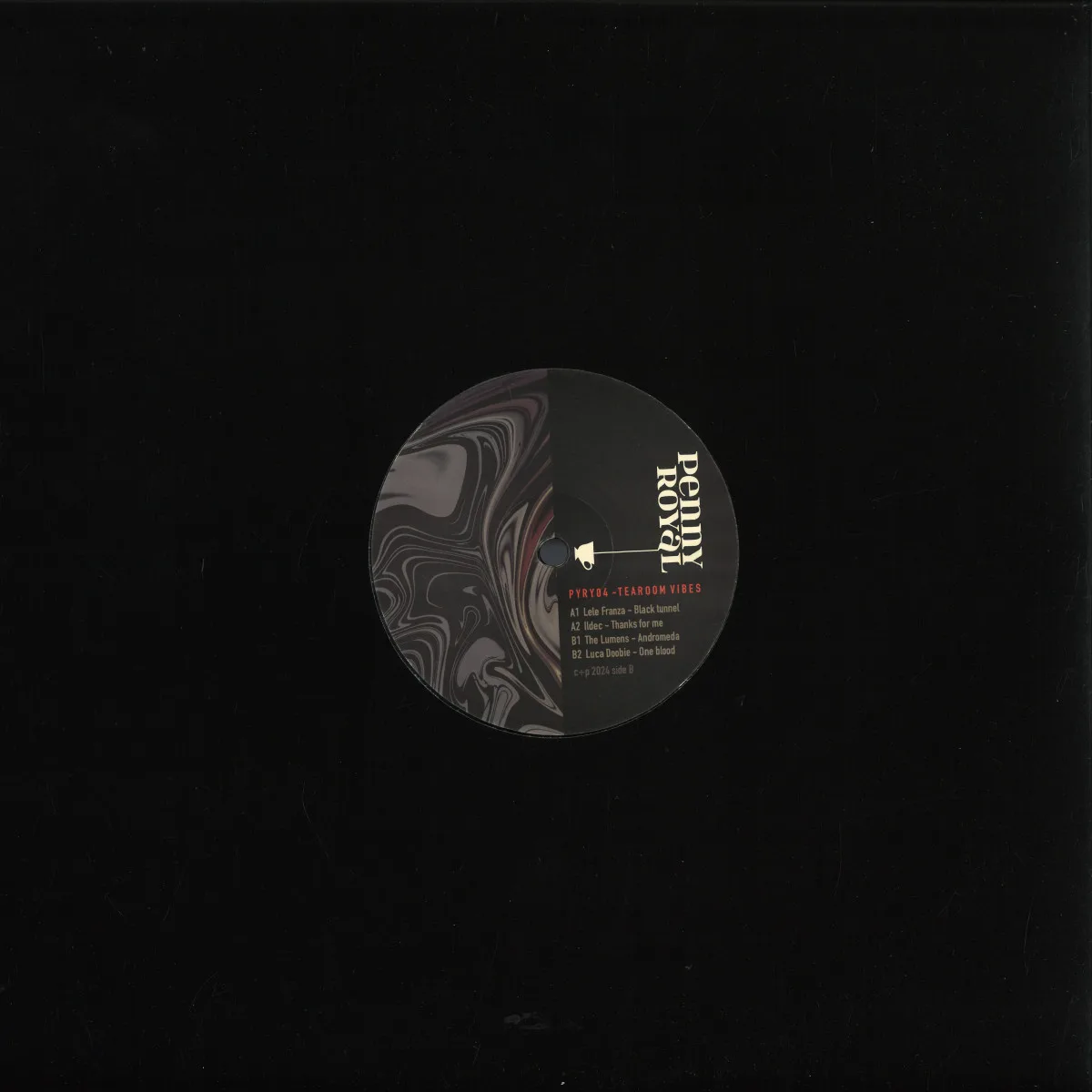 Back cover — Lele Franza, Ildec, The Lumens, Luca Doobie — Tearoom Vibes