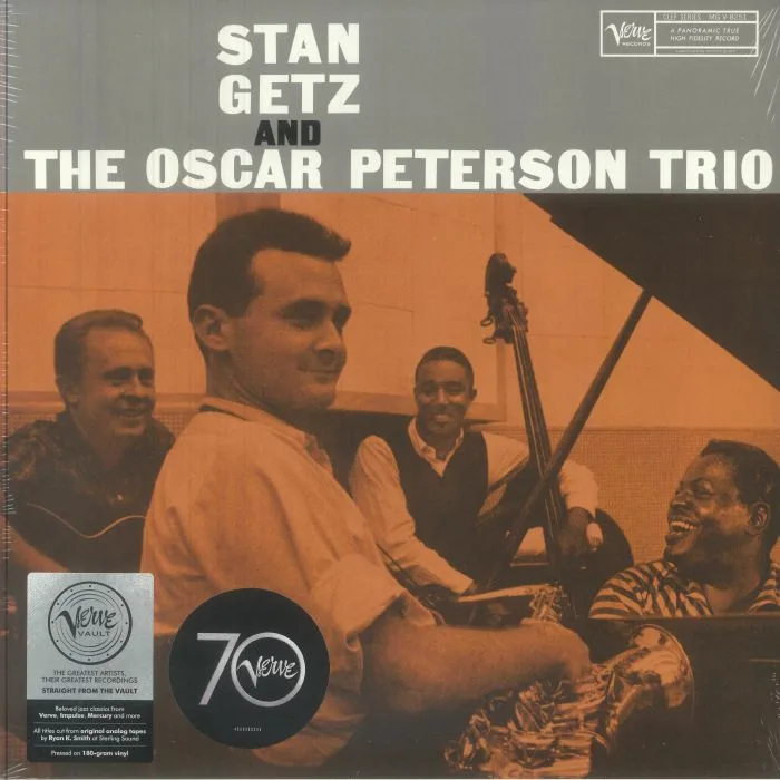 Front cover — Stan GETZ / THE OSCAR PETERSON TRIO — Stan Getz & The Oscar Peterson Trio (Verve Vault Series)